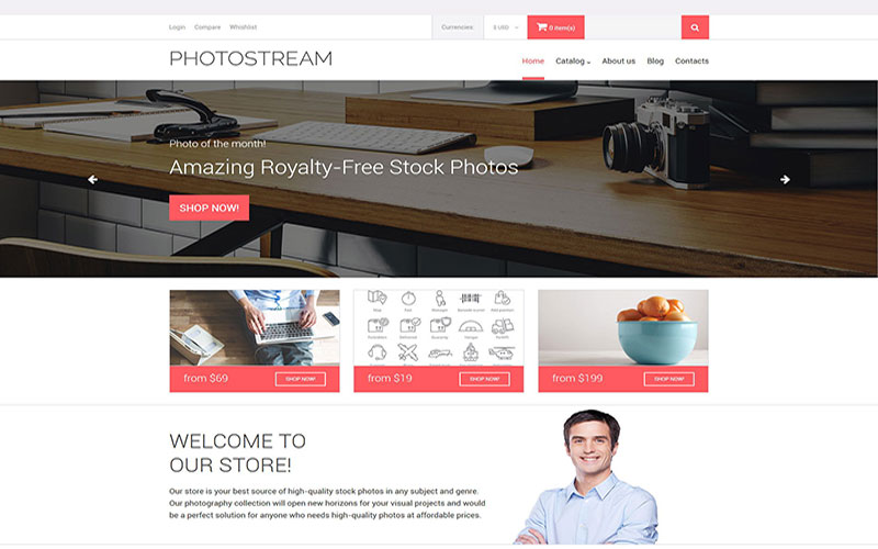 Κατασκευή ηλεκτρονικού καταστήματος eshop Stock Photo