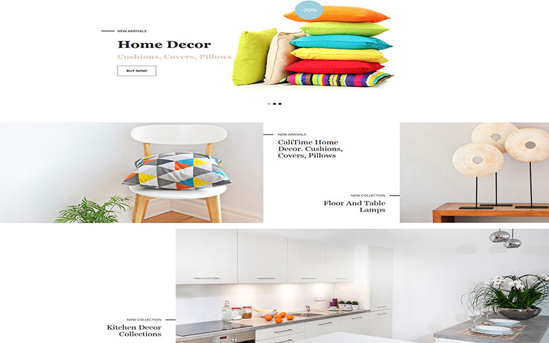 Κατασκευή ηλεκτρονικού καταστήματος eshop Home Decor